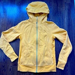 Lululemon hoodie great condition yellow mustard color